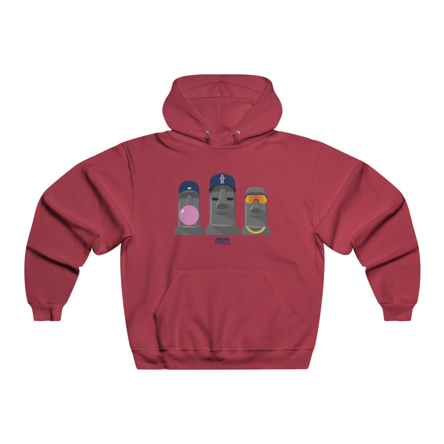 Mo'ai Mashers Hoodie | At The Ballpark Apparel