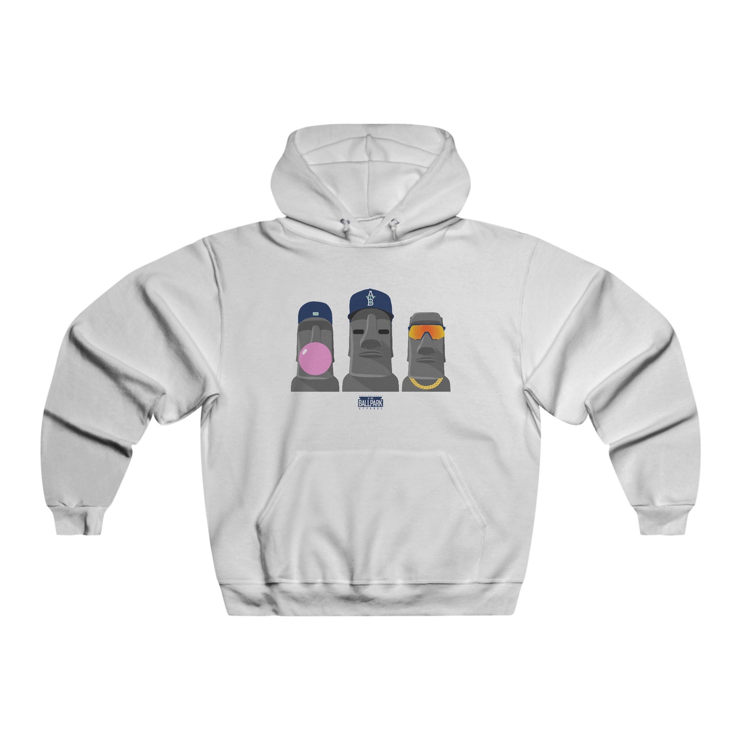 Mo'ai Mashers Hoodie | At The Ballpark Apparel
