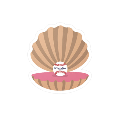 Baseball Pearl Sticker | At The Ballpark Apparel