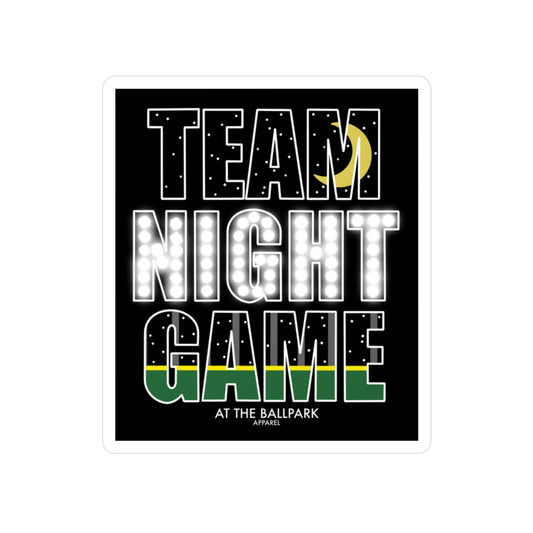 Team Night Game Sticker | At The Ballpark Apparel