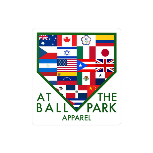Global Game Sticker | At The Ballpark Apparel